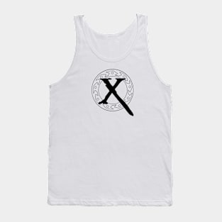 Chakram Black Tank Top